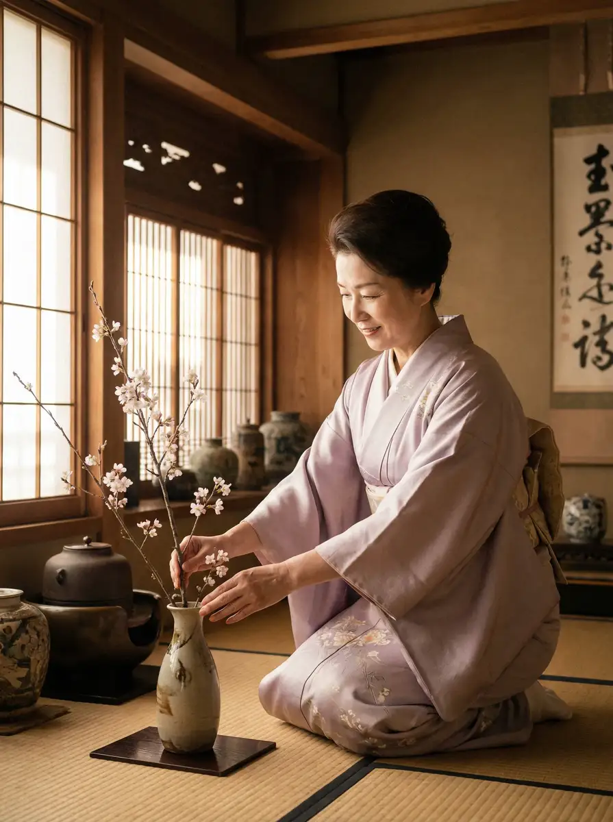 一位优雅的 禁漫天堂下载_禁漫天堂下载短视频实时更新~今日热点禁漫天堂下载导航 在和室中插花